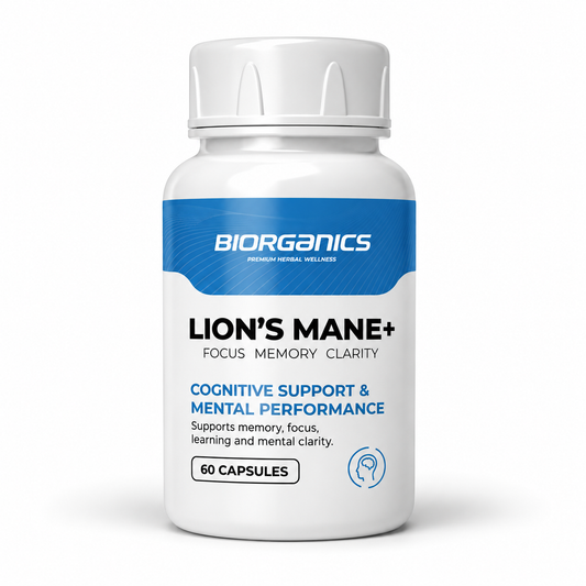 Biorganics - Lion’s Mane+ Premium Herbal Capsules