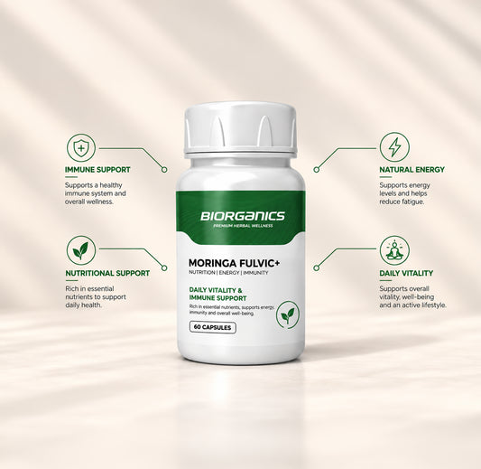 Biorganics - Moringa Fulvic+ Premium Herbal Capsules